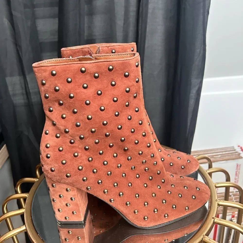 Lucky Brand Wesson2 Studded Embellished Boots